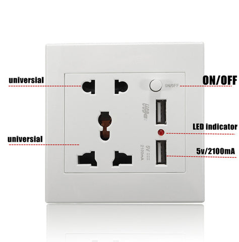 User-Friendly Wall USB Socket